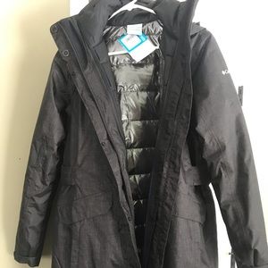Women’s Black Columbia Parka
